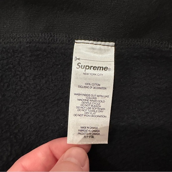 Supreme Arabic Logo Hoodie - Size L - BLACK - FW21 - Picture 8 of 11